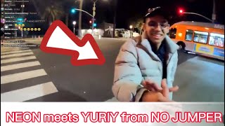 NEON presses yuriy over no jumper & calls him the FEDs👮‍♂️