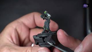 Painting Small details and basing cyborg miniatures, Episode 4 in pilot series.