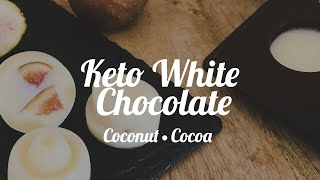 Keto White Chocolate (Low-Carb Chocolate with Coconut | Woodfood Kitchen)