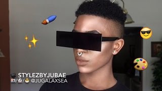 Full Face Using Only Highlighters Challenge || StylezByJuBae