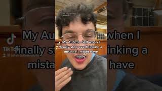 Autistic Man Overthinking Mistakes, Feeling Better, then Overthinking the Mistake Again #autistic