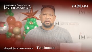 Pasajero en un accidente de carro | Abogado Javier Marcos | Testimonio Real