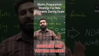 Right NDA Maths Strategy by #sumitsir | Best NDA Coaching In Delhi | Learn With Sumit #nda #shorts