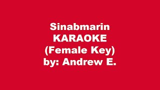 Andrew E Sinabmarin Karaoke Female Key