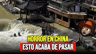 INUNDACIONES SIN PRECEDENTES DEJAN 140 MIL CASAS SIN ELECTRICIDAD CHINA