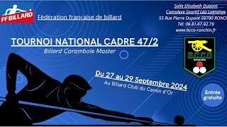 Tournoi Masters cadre 47/2 - Billard 3 - tournoi principal