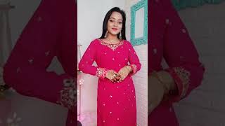 👆Click Full video link👆||Meesho Haul||Meesho partywear kurta set haul #meesho#shorts #trending