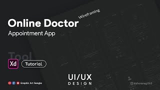 How to App/Mobile Wireframe in Adobe XD | Easy Tutorial | Online Healthcare App