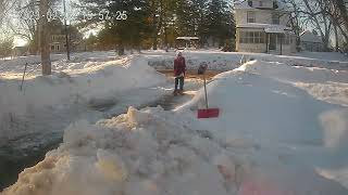 snow Rescue team lol rescue my falling down , Help me shovel slush amen 🙏