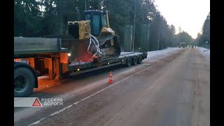 В ДТП с бульдозером и автобусом в Ленобласти погибла женщина