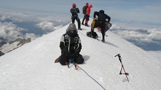 Mont Blanc 4810 m - top of France  30.07.2009 - wejście na najwyższy szczyt Francji