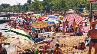 МАРИУПОЛЬ Максимальная Жара Все на МОРЕ⛵Восстановление Жизнь города Сегодня