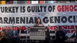 AGBU - Armenian Genocide 107th Anniversary, Times Square NYC