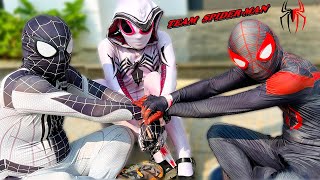 TEAM SPIDER-MAN vs VENOM | Rescue GOOD - HERO from BAD GUY TEAM ( Live Action )