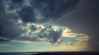 thunderstorm over bognor Regis  in West Sussex DJI drone in July 2024