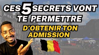 Voici 5 CONSEILS clés 🔑 pour obtenir facilement ton ADMISSION en BACHELIER ou en MASTER