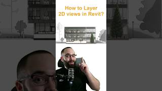 How to layer 2D views in #revit