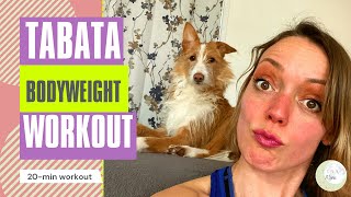 Tabata workout | Bodyweight workout | thuis sporten zonder attributen | Luna Maria