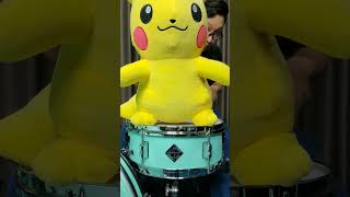 Pikachu evolve to..... Giant Pikachu?!?!!? #funnyvideo #dixondrums #playdixon #poloyapdrummer #鼓手波