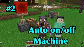 Minecraft: How make an automatic on off switch