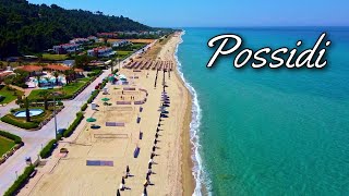 Possidi beach. Halkidiki. June 2022