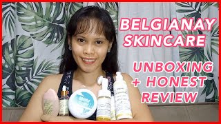 BELGIANAY SKINCARE | UNBOXING + HONEST REVIEW || Lhara Barnig 🌷