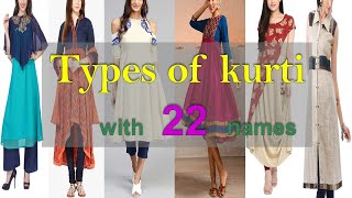 22 Types of Kurtis With Name for Ladies || New Kurti Designs|| MVR Trends