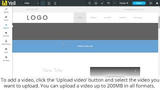 Website help: Adding videos to your Yell Website