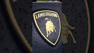 Unknown Facts About Lamborghini 💀 #shorts