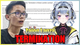 Zaion Lanza Termination - what has she done???