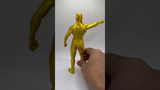 Techno VIKING printed in GOLD filament! #art #3dprinting