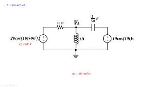 Nodal Analysis AC Circuit