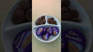 Filling my platter with Cadbury sweets ☺️ #satisfying #asmrsounds #asmr #cadbury #chocolate #shorts