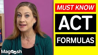 ACT Math Section: Formulas you NEED to know