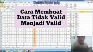 Model mendem 17 uji Validitas: Cara membuat Data tidak Valid jadi valid