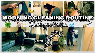 MORNING CLEANING ROUTINE // CLEANING MOTIVATION // MORNING CLEANING MOTIVATION