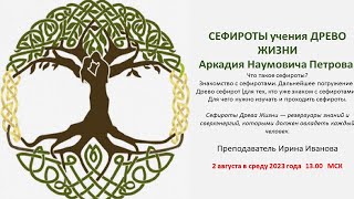 СЕФИРОТЫ учения ДРЕВА ЖИЗНИ А. Н. Петрова. Что такое сефироты? Для чего нужно изучать  сефироты.