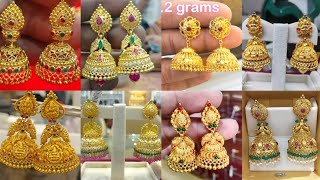 New Trending Gold Jhumka designs/latest gold earrings collections#asmr #shorts#jhumka#gold #earrings