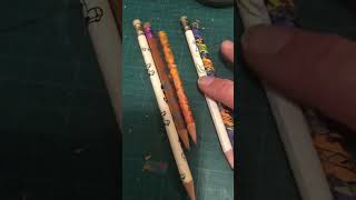 Treasuring what’s left of this shrinking old pencil collection #90s #nostalgia #asmr