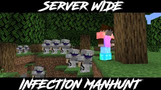 Minecraft But It's A Giant Manhunt [2v9 infection]