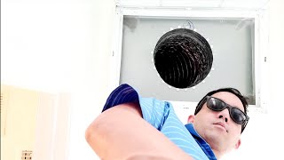 Ceiling Air Vent Filter Installation Demonstration