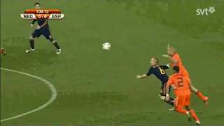 Heitinga Red Card Spain España 스페인 Spanien 西班牙 Holland Países Bajos Iran (2).flv