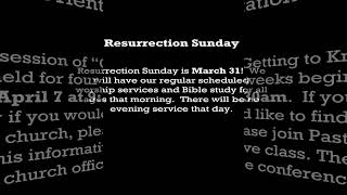 Sunday 10:45am Worship March 24, 2024