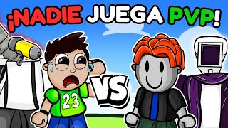 NADIE JUEGA PVP en Toilet Tower Defense !! (Roblox)