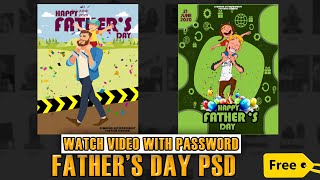 FATHER'S DAY GRAPHICS DESIGN CARDS PSD FREE DOWNLOAD||DIWAKAR ENTERTAINMENT