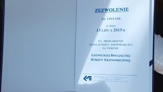 Pierwsze zezwolenia w Legnickiej Specjalnej Strefie Ekonomicznej