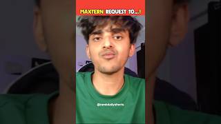 MAXTERN REQUEST TO....? | @ElvishYadavVlogs #shorts #shortvideo