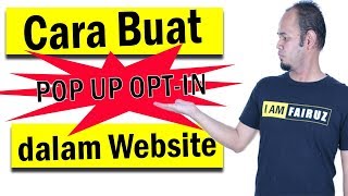 Cara Hasilkan Pop-Up Opt-in