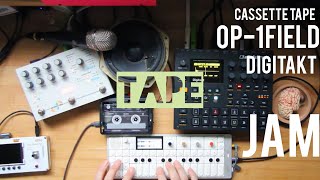 Elektron digitakt,teenage engineering OP-1 field,casette tape recorder JAM dawless 25/3/23 14:00