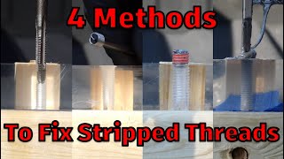 4 Methods to Fixed Stripped Holes Without a Welder